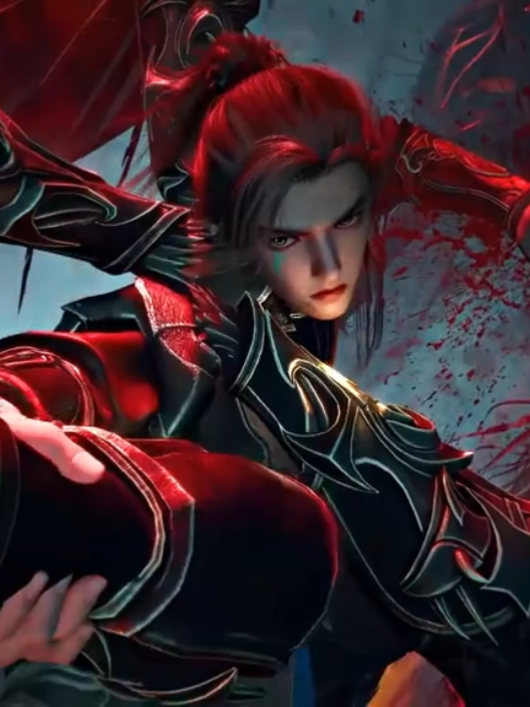 同境无敌！无双霸体 #秦牧堵门黄金宫气场全开  #donghua #donghuaedit #牧神记 #talesofherdinggods 