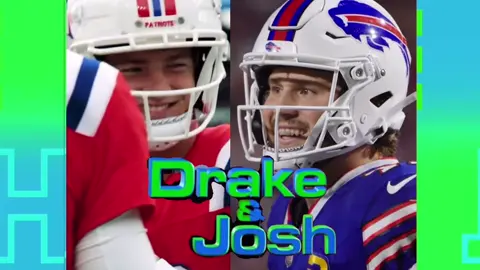 Drake & Josh NFL Edition #drakemaye #joshallen #nfledit #fypシ #drakeandjosh 