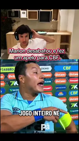 Orenatovicente reagindo a entrevista do Marlon jogador do Grêmio  #futebol #orenatovicente #gremio #cbf #brasileirao 