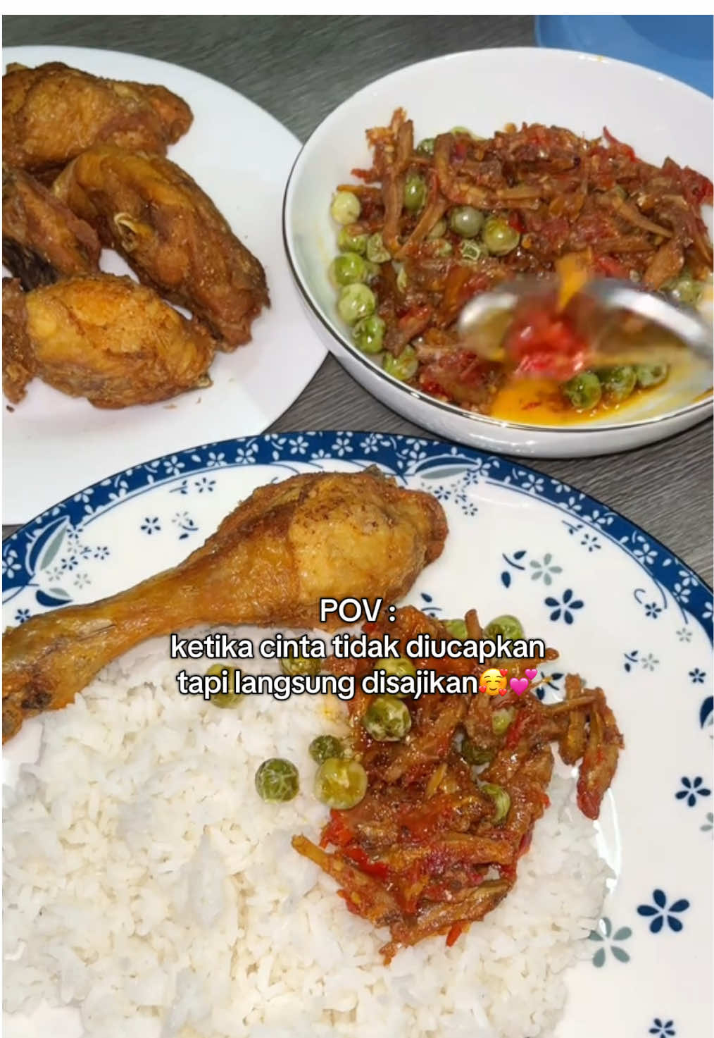 ketika cinta tidak diucapkan, tapi langsung disajikan🥰
