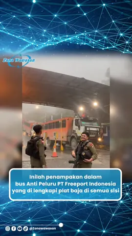 Bus milik PT Freeport Indonesia dirancang dengan perlindungan tambahan berupa pelat baja di bagian kaca samping. Fitur ini merupakan bagian dari upaya peningkatan keamanan bagi para karyawan yang menggunakan moda transportasi tersebut.   Langkah ini diambil karena jalur yang dilalui—terutama di wilayah tambang Papua—memiliki tingkat risiko yang cukup tinggi, baik karena kondisi alam yang ekstrem maupun potensi gangguan dari lingkungan sosial sekitar.   Sejumlah sumber resmi, termasuk pernyataan PT Freeport Indonesia dan laporan media nasional, mengungkapkan bahwa kendaraan pengangkut karyawan memang dibekali sistem keamanan berlapis. Ini mencakup pemasangan kaca antipeluru dan penguatan struktur di beberapa bagian bus, demi menjamin keselamatan selama perjalanan antara Timika dan Tembagapura.   Upaya tersebut mencerminkan komitmen perusahaan dalam menjaga keamanan tenaga kerjanya di kawasan operasi yang menantang. #fyp #freeport #papua #irianjaya #miner 