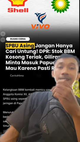 sek ges, kok aku ngelag ya baca ini 😅 #indonesia🇮🇩 #pertamina #shell #bbm #papua 
