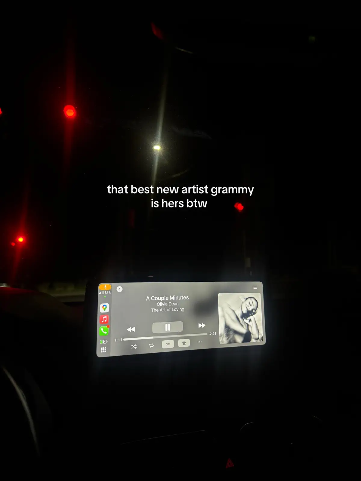 and album of the year at the brits 🙂‍↕️ how i’ve missed music with substance #oliviadean 
