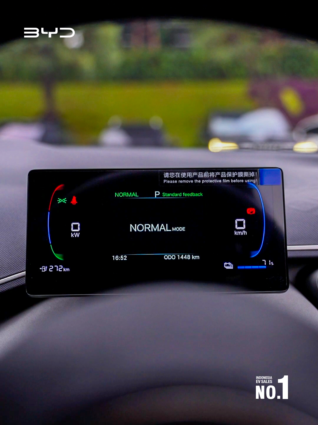 3 driving modes, endless possibilities. Dengan BYD ATTO 1, BYD Family bisa pilih mode berkendara yang sesuai. Normal untuk kenyamanan sehari-hari, Sport untuk akselerasi lebih bertenaga, dan Eco untuk efisiensi maksimal.  Kalau BYD Family mau cobain BYD ATTO 1, bisa kunjungi langsung dealer BYD terdekat ya! #BYD #BYDIndonesia #ElevateMobility #LeadingTheFuture #CityCar