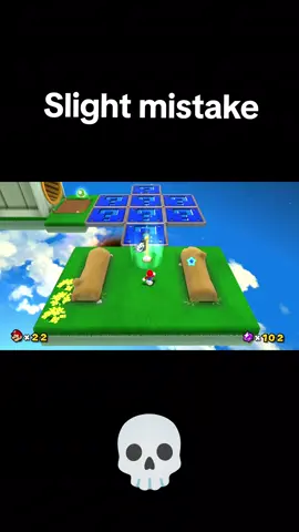 I might've messed up a little bit. #supermariogalaxy2 #mariogalaxy #gamingmemes #fyp #fypシ 
