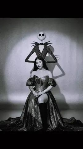 🖤The nightmare they never saw coming. 💀✨ #nightmarebeforechristmas#jack#TimBurton#halloween#geminiai