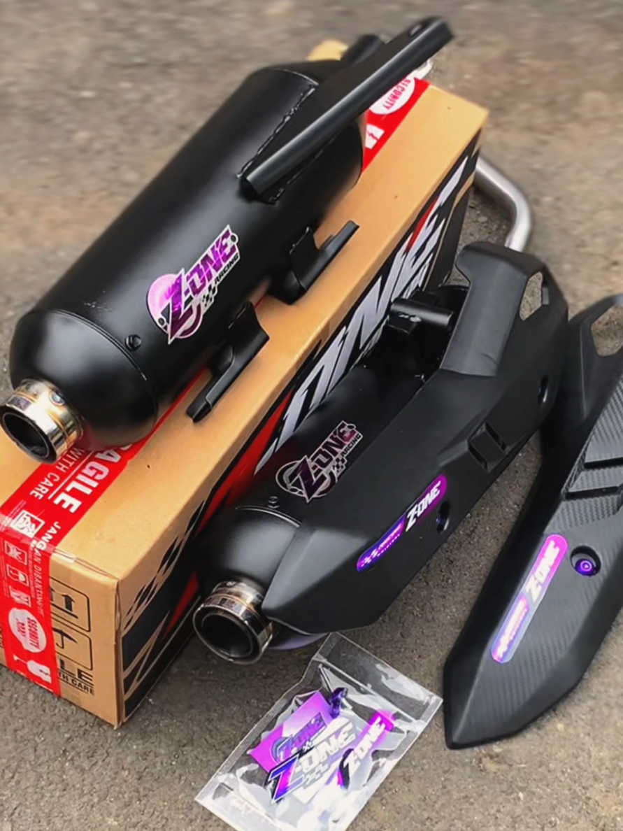 perdana knalpot terbaru dari Z-One Racing type shijiro #fyp #knalpotzone #knalpotvario #knalpotbeat #knalpotshijiro 