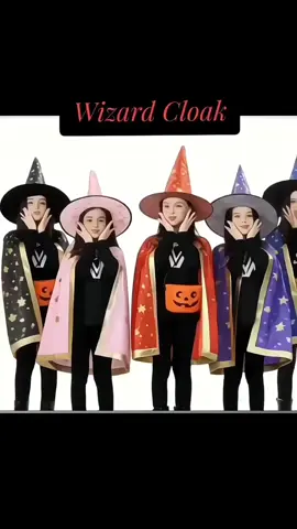 Wizard/Witch Cloak Kids Costume #halloweencostumeideas 