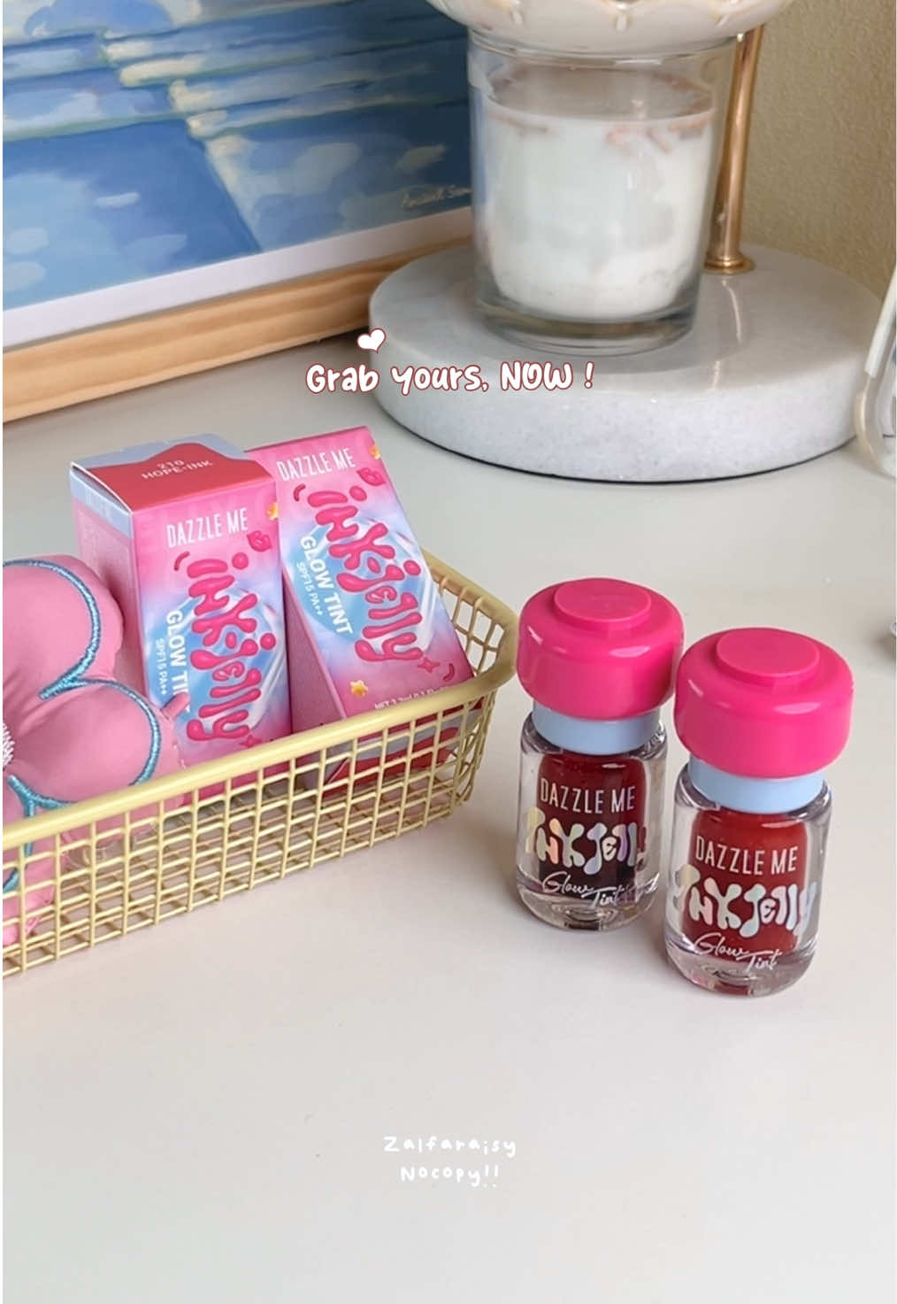 Jelly liptint super gemesh dari dazzle me 😭💗 • • • #dazzleme #dazzlemejellyliptint #glossylips #inkjellyliptint #jellytint 