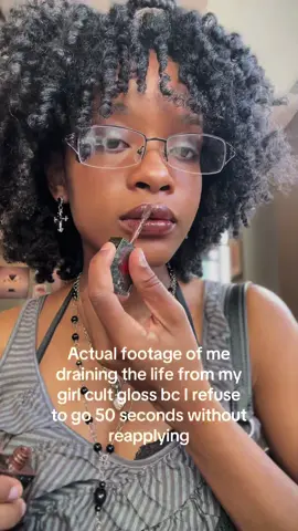 @Girlcult Official I’m literally carrying your net profit  #atlfw #girlcult #cbeauty #lipgloss 