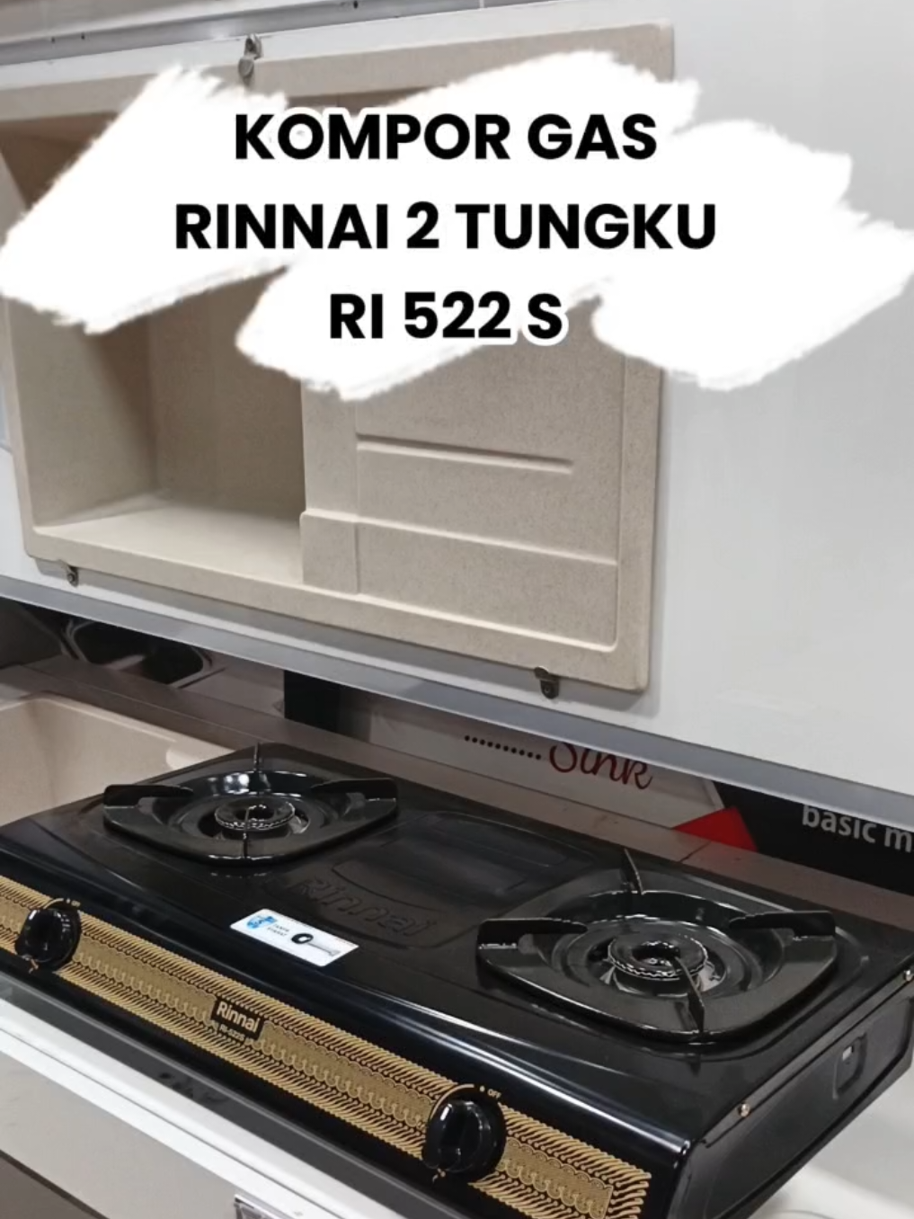kompor gas rinnai 2 tungku RI 522 S  #KOMPORGAS #RINNAI #ri522s 522s 