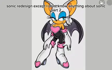 #ROUGETHEBAT || sorry gang i lezzed out #sonicthehedgehog #redesign #sonicfandom #teamdark 