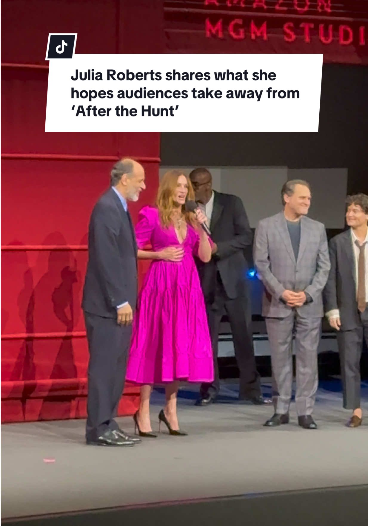 #JuliaRoberts shares what she hopes audiences take away from #AfterTheHunt 