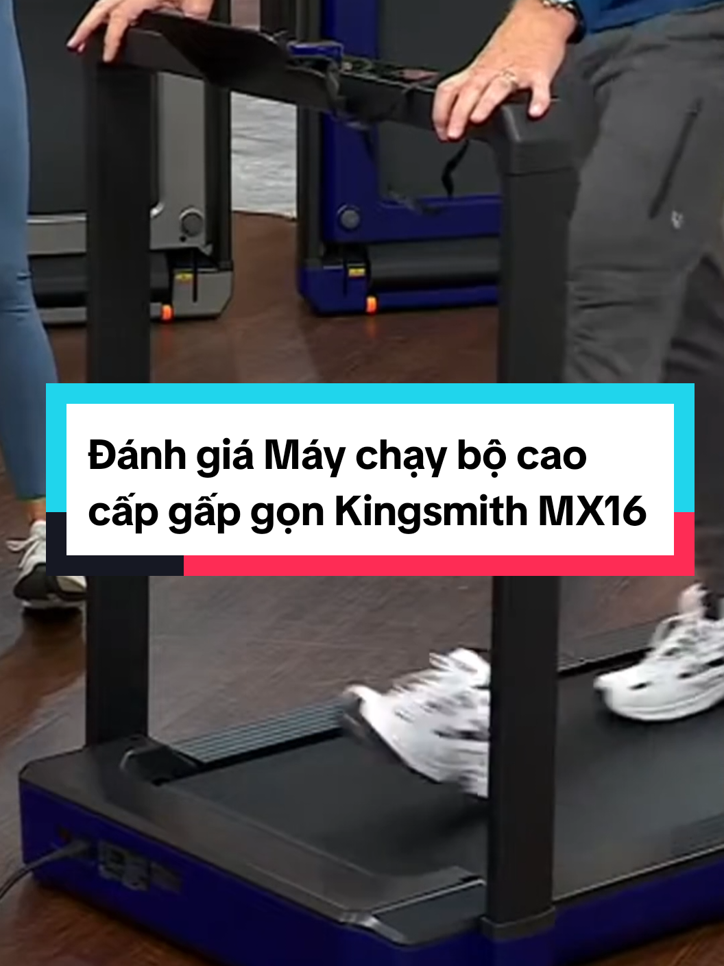 Review Đánh giá Máy chạy bộ cao cấp gấp gọn Kingsmith MX16 #socrv #kingsmith #kingsmithmx16 #maychaybo #maychaybotainha 