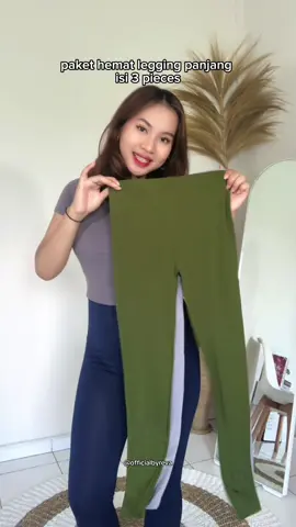 Paket hemat legging 3 pcs 😍 #spillbyreva #leggings #leggingwanita #leggingmurah #leggingpanjang 