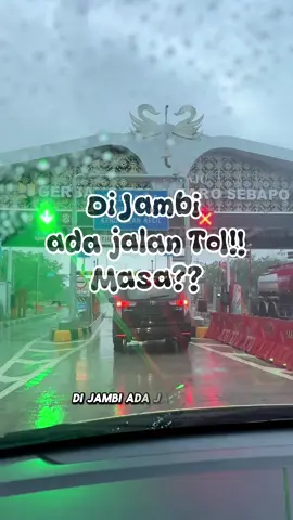 Di Jambi saat ini ada jalan Tol, loh!! Yuuk simak kontenku ya, jgn lupa like yaa #tolpijoanjambi  #tolsebapojambi  #jalantoljambipalembang  #jalantoljambi  #fyp 