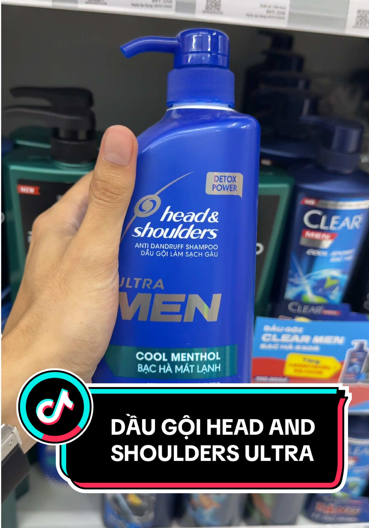 Dầu gội head and shoulders ultra men hương bạc hà #taphoaseden 