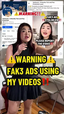 WARNING‼️ A lot have been sending me this video kung saan they used my video, mimicked my voice using AI to endorse their product. PLEASE REPORT‼️ I AM NOT AFFILIATED NOR ENDORSING THIS PRODUCT⚠️ If may iba pa kayong videos ads that uses my old videos online PLEASE REPORT and send it to me rin. Check the link of the video in the comments and report it.  #arahvirtucio #veterinarian #vetsoftiktok 