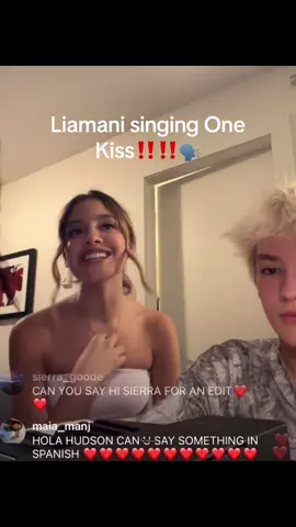 her voice is so beautiful ❤️❤️💘 @Liamani #fyp #onekiss #fouryoupage #descendants #paratii 