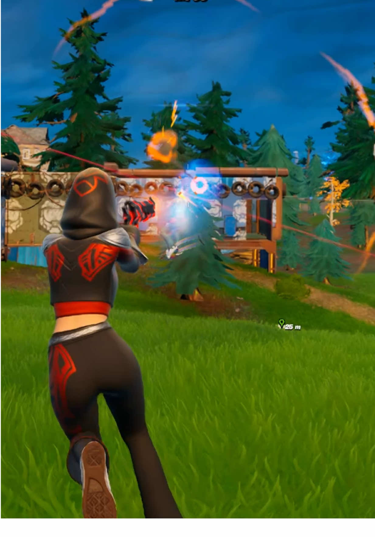 Tiros de suerte 🎯 #fortniteclips #zerobuildfortnite #reload #fypシ゚ #mrsavage 
