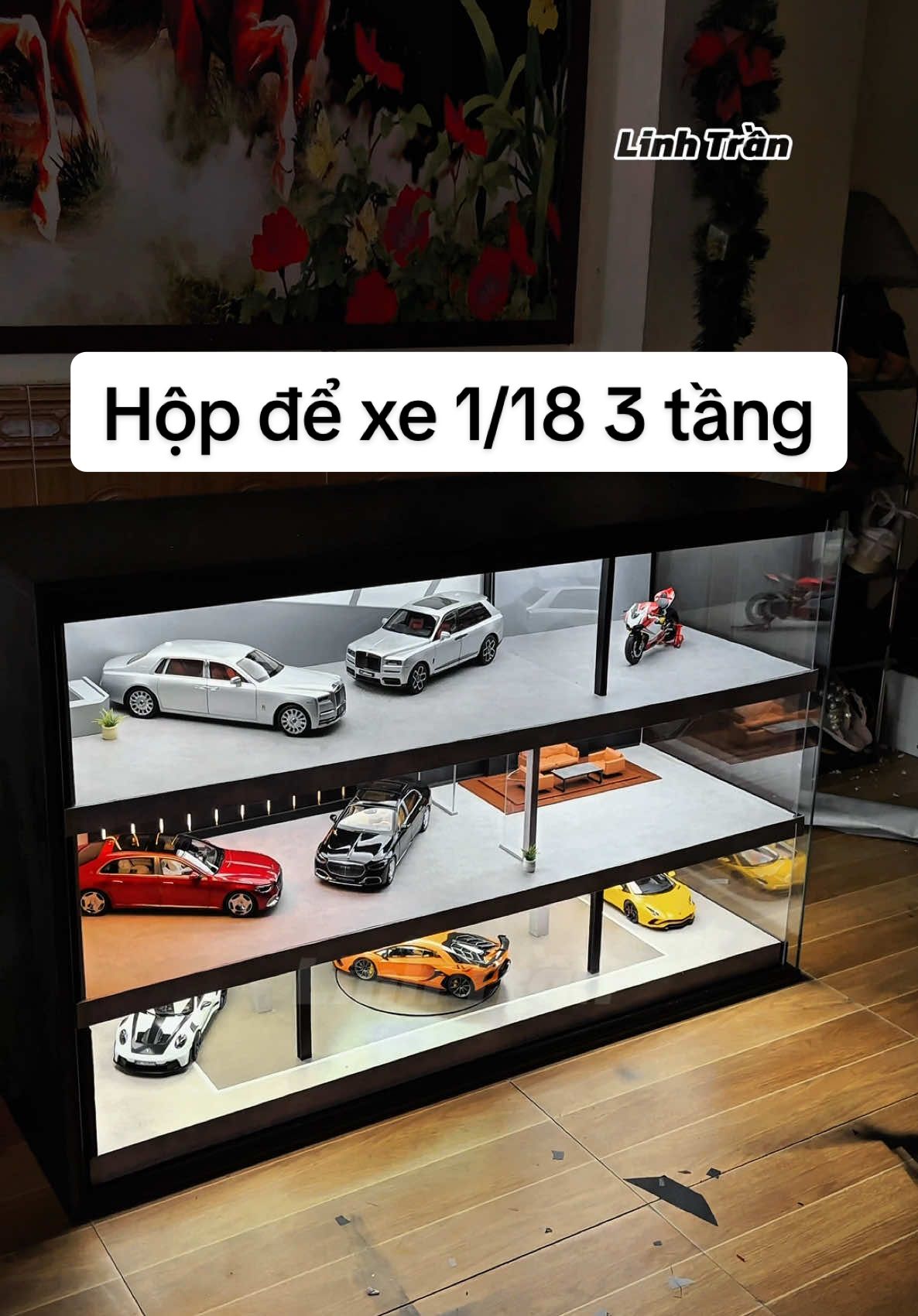 Mẫu hộp để xe 1/18 cho ae nghệ an nhé 😆😆#xuhuong #xe #
