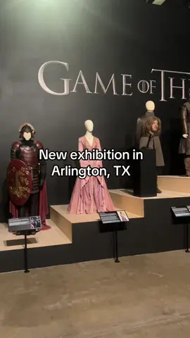 A great new exhibit for TV buffs in DFW: Game of Thrones at the Arlington Museum of Art Perfect location for this dark, exciting show and lots of beautiful costumes and accessories to look at #dfw #gameofthrones #hbo #warnerbros #arlingtontx 