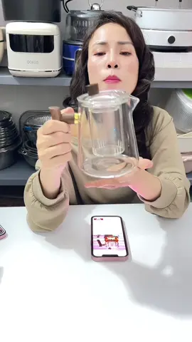 Ấm pha trà thủy tinh chịu nhiệt cực tốt #amphatra #amphatrathuytinh #xuhuong #hahienhoa1 