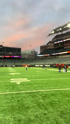 Running routes on the bengals field is peak!#football #nfl #bengals #studium #viral 