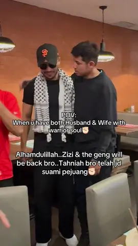 Alhamdulillah..Malaysian entirely proud with both of u @Yusuf Bahrin @Zizi Kirana .. Contoh suami & Isteri yg hebat✊🏻 @Sumud Nusantara Official @Nabilahmad #sumudfloatilla #freepalestine🇵🇸❤️ #gaza #fyp #viral 