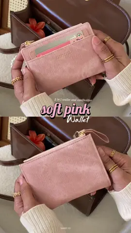 ป้ายยากระเป๋าตังค์ใบเล็ก  2 in 1 ในใบเดียว 🧁🤍 #รีวิวกระเป๋า #กระเป๋าตังค์ #กระเป๋าสตางค์ผู้หญิง #wallet 
