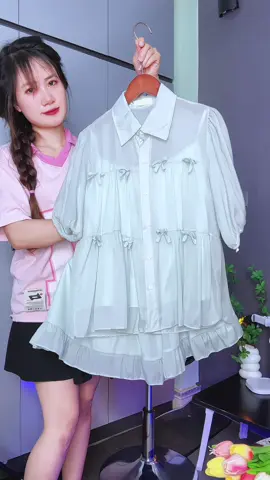 Set váy babydoll đính nơ #setvayxinh #babydoll #thoitrangnu #xuhuong #chuyenhangcute 