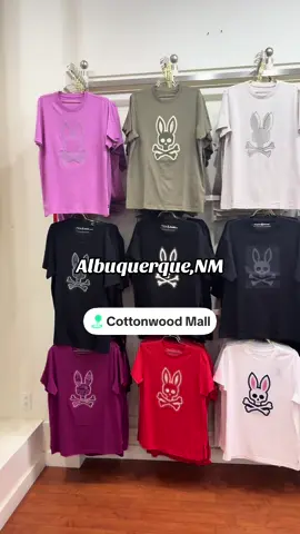 New Arrivals Psycho Bunny 🐰 Estamos en Cottonwood mall planta baja a lado de JD Sports Frente a Foot Lockers.🙏🏻 #estiloblackandred #albuquerque #cottonwood #paratii #parati 