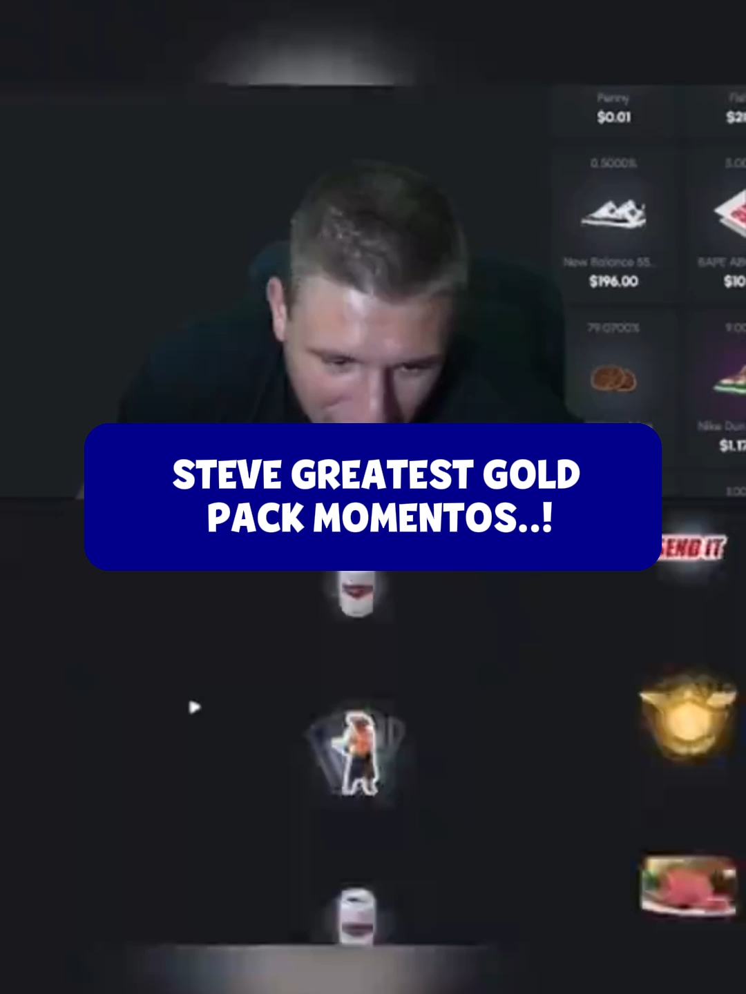 STEVE GREATEST GOLD PACK MOMENTOS..!
