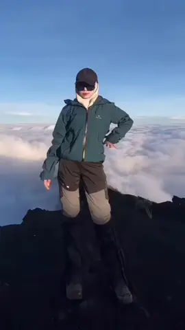 selamat pagiii, dari puncak rinjani #rinjani 