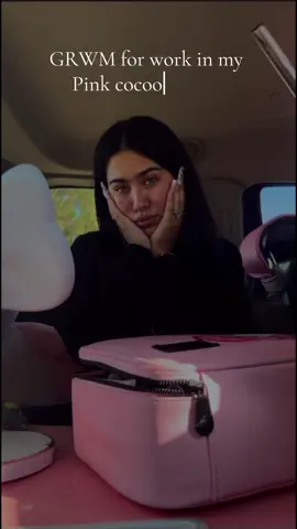 Blush seats, blush cheeks Buckle up, I’m the vibe🎀🌸 #grwm #pinkcar #aesthetic #softgirl # #fyp 