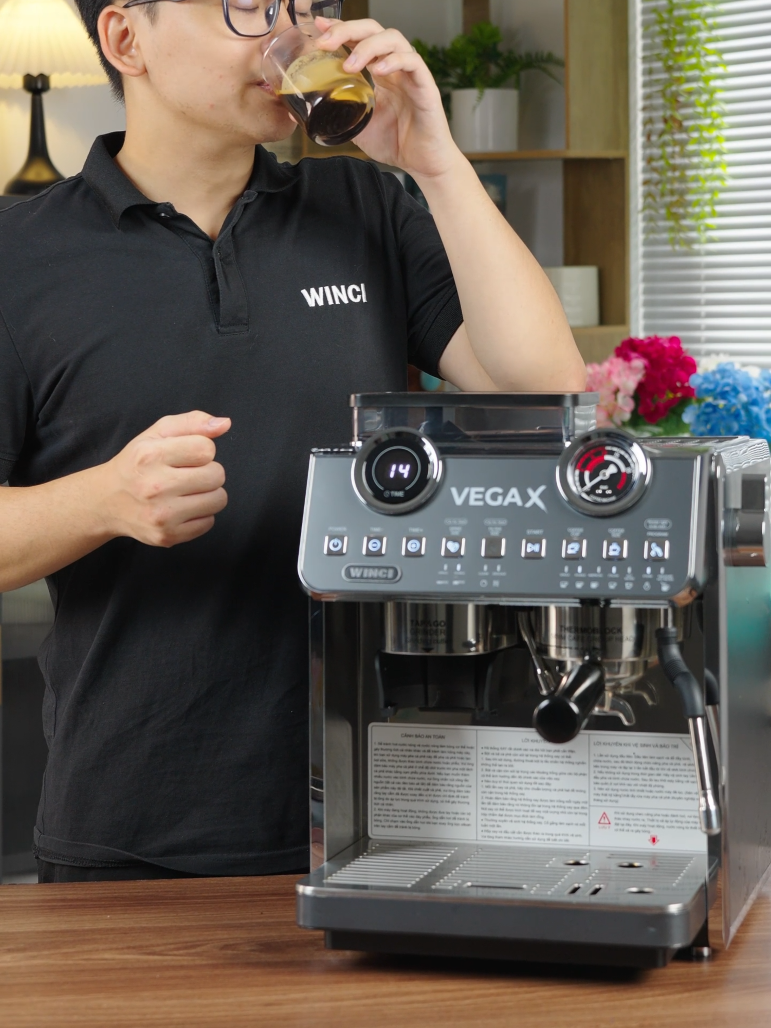 Tận hưởng sự tiện lợi, nhanh chóng với Máy pha cà phê Winci Vega X - Dòng máy pha chuyên nghiệp với đầy đủ công nghệ tiên tiến nhất #winci #wincistore #mayphacaphe #mayphacaphegiare #fyp #foryou #vegax