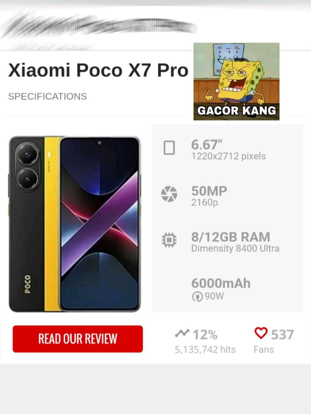 nak lah                                             #pocox7pro #poco #xiaomi #gadget #fyp 