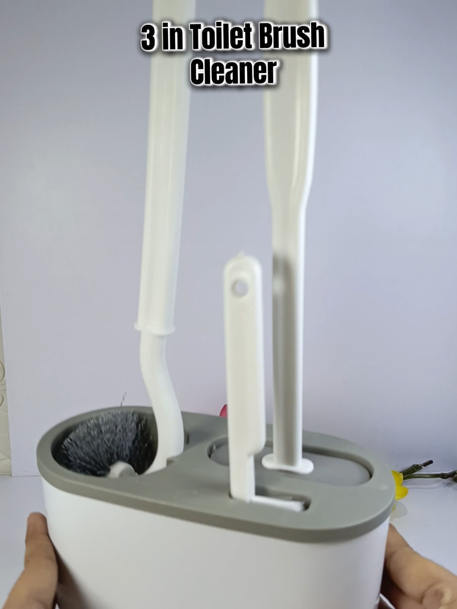 3 in 1 toilet brush cleaner . #toiletbrush #toiletbrushclean #toiletbrush3in1 #toilet #toiletbrushset 