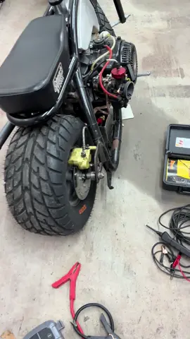 Push start on the 460cc BT200x … electric start is nice on these big blocks ……#minibike #shortyscustomminibikes #minibike #fyp #colman@Coleman Powersports 