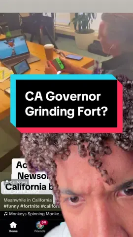 Governor of California grinding fort?? #carterpcs #Tech #techtok #fortnite #gavinnewsom 