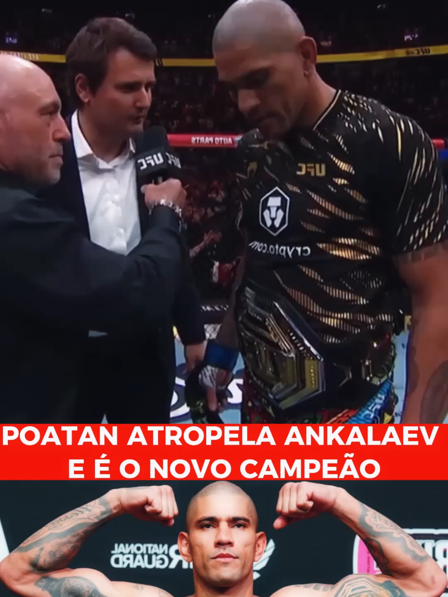 💥 Alex Poatan campeão! Vence Ankalaev e manda recado estilo Seu Madruga! #fyp #viral #paravocê #poatan #poatanpereira #poatanufc #alexpereira #ankalaev #UFC #seumadrugada #campeão #ufc220