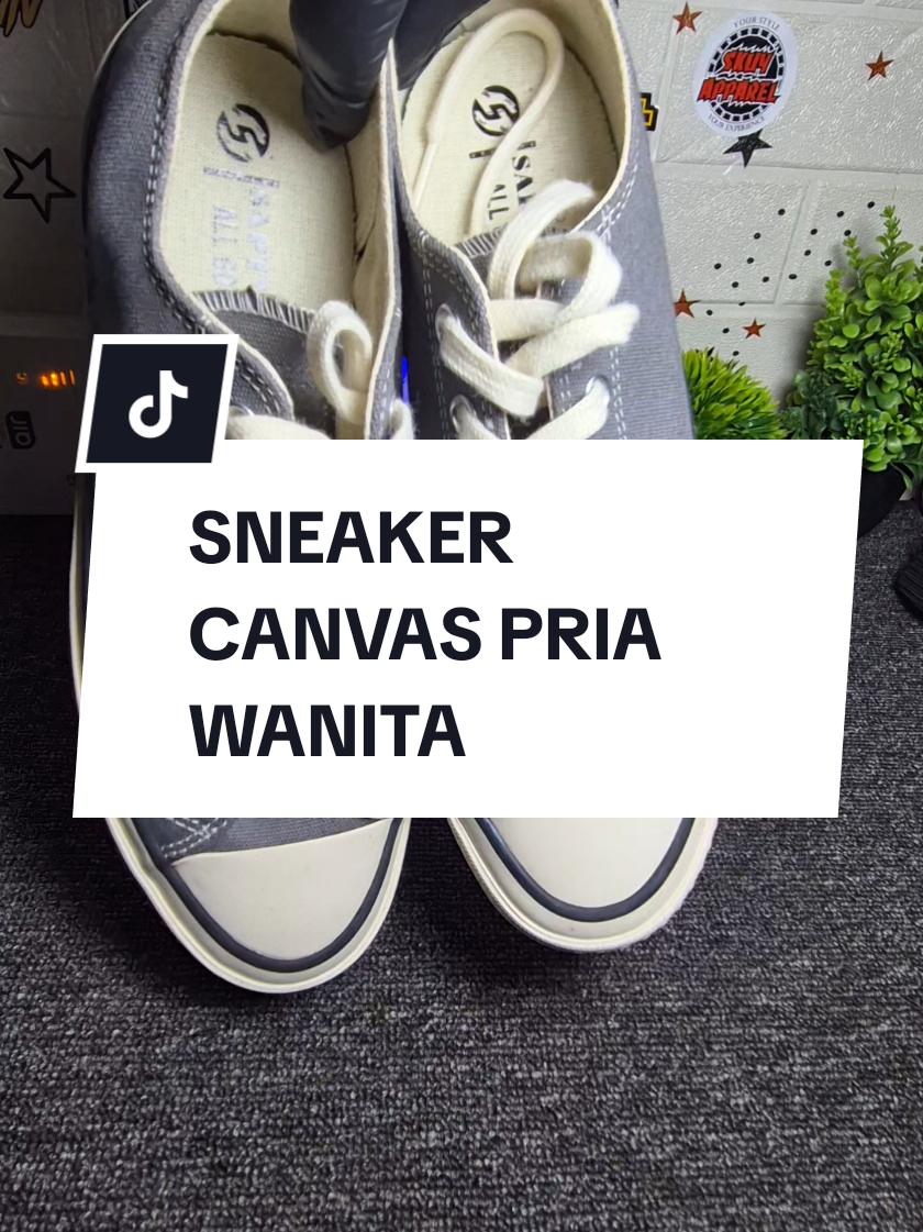 Sneaker canvas pria wanita #sepatu #sepatupriawanita #sepatucanvas #sneakers #sepatumurah 