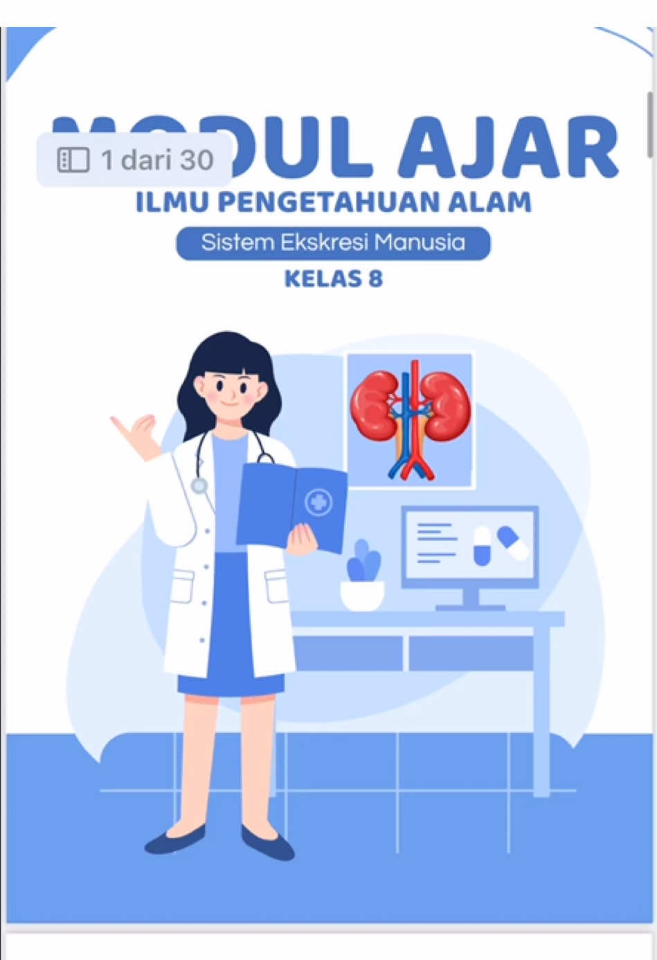Modul Ajar Deep Learning atau Pembelajaran Mendalam (PM) menggunakan CP terbaru Nomor 046 2025. Modul “Sistem Ekskresi Manusia” kelas VIII. Modul dengan model Problem Based Learning (PBL). File dalam bentuk Word sudah dilengkapi dengan lampiran yang terdiri dari   ✅Media ajar berupa video dan PPT ✅Bahan ajar ✅LKPD ✅Instrumen Penilaian meliputi sikap, pengetahuan dan keterampilan #modulppg #ukin #ppg2025 #fyp 