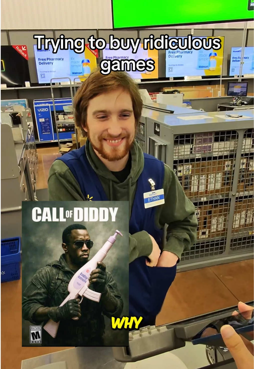 Ngl bro is the nicest walmart employee… #comedy #funny #prank 