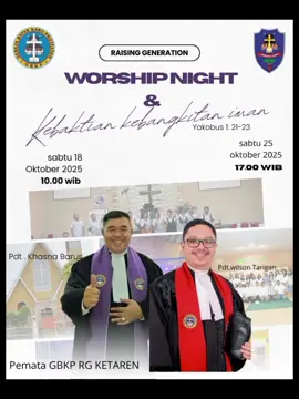 SAVE THE DATE!! Jangan lupaa datang gaisss✨ * KKI : 18 Okt 2025 (📍loc : GBKP Rg.Ketaren) * WORSHIP NIGHT : 25 Okt 2025 (📍loc: Taman Mejuah-Juah Berastagi) . . #fyp #permatagbkp #permataketaren #gbkp #kalakkaro 