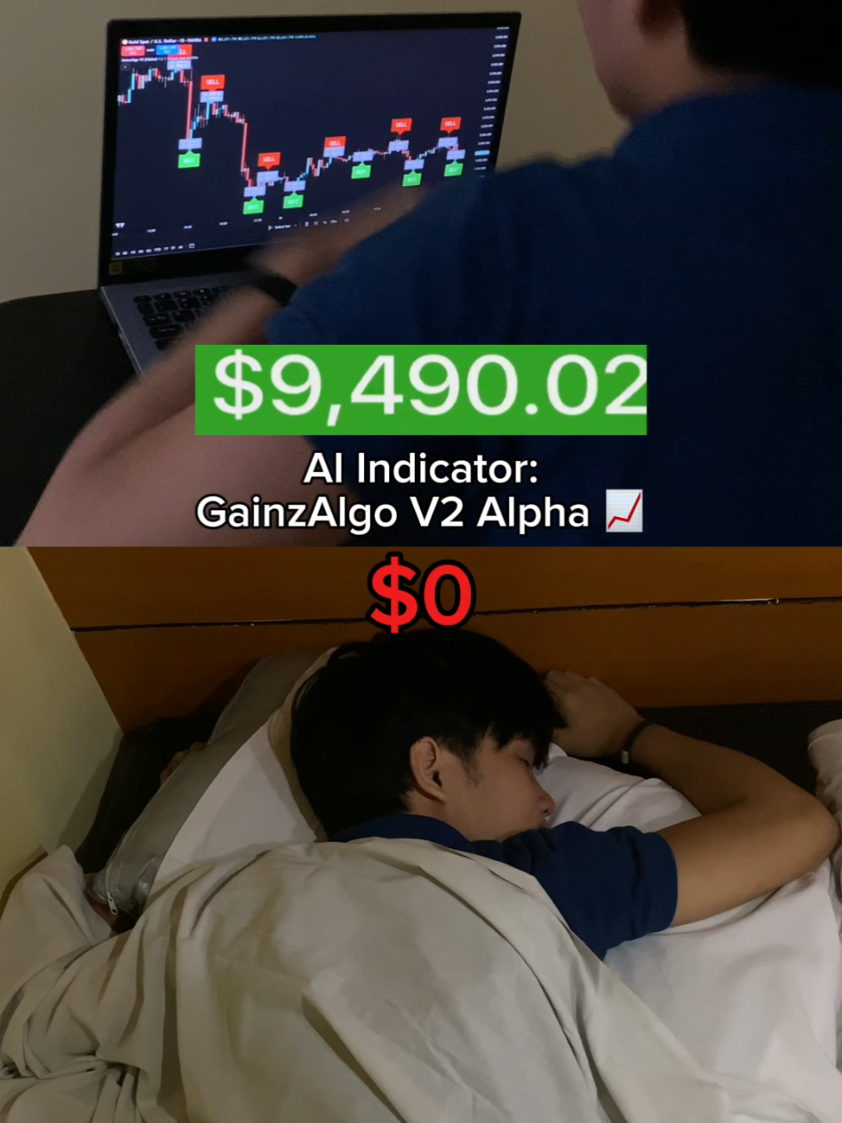 We always use GainzAlgo V2 Alpha indicator 📈 #crypto #stocks #forex #tradingview 