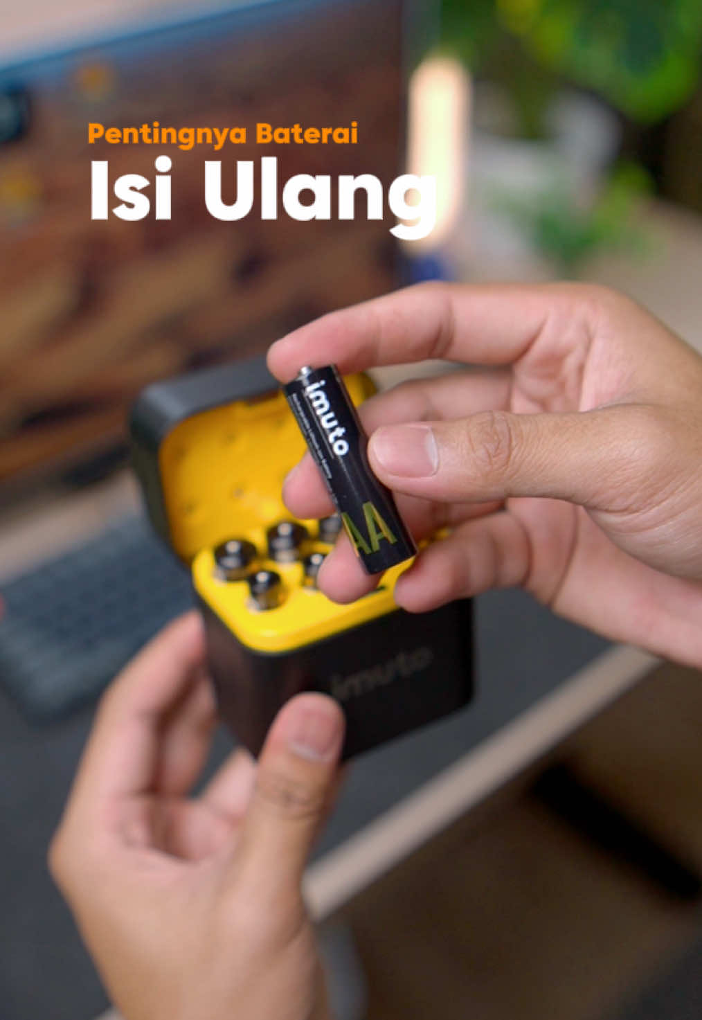 Baterai isi ulang imuto by photoolex emang jadi solusi hemat daripada pakai bateri biasa #bateraiisiulang #baterairechargeable #imutorechargablebatteries #bateraiaa #bateraiaaa 