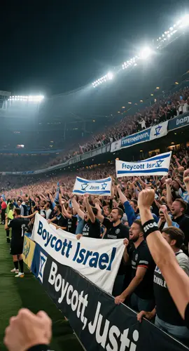 ✊ The world stands united! From sports to culture to trade — Israel’s actions cannot be ignored. “Freedom, Boycott, Justice” — the voice of humanity demanding accountability! #BoycottIsrael #FreedomBoycottJustice #GlobalUnity #SportsProtest #CulturalProtest   
