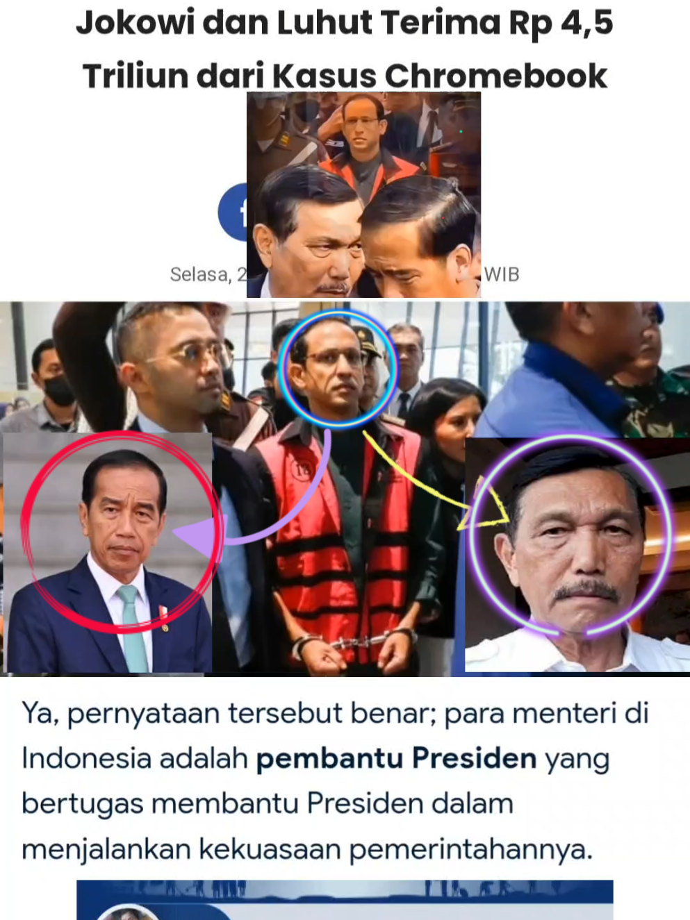 raja koruptor yg dibela media, padahal menteri hanya pembantu presiden. #fy #fypviraltiktok🖤シ゚☆♡ #fyppppppppppppppppppppppp 