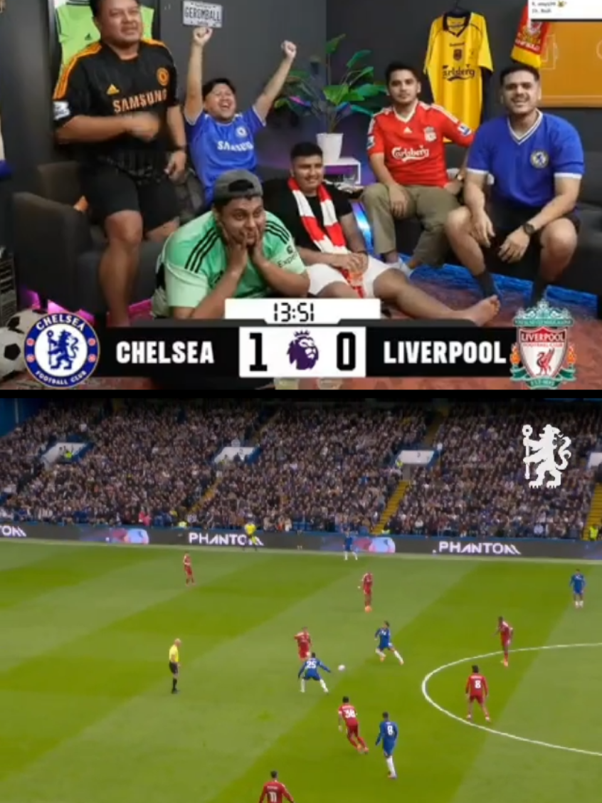 Reaksi fans Chelsea Goal Caicedo 🚀🤯  #chelseafc #fyp #PremierLeague #chelsea #chelseafans 
